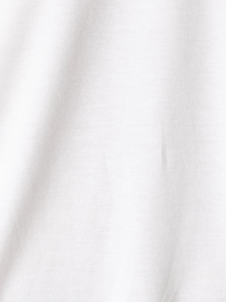 コンパクトコットン クルーネック 長袖Tシャツ