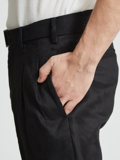 リネンハイパーストレッチパンツ