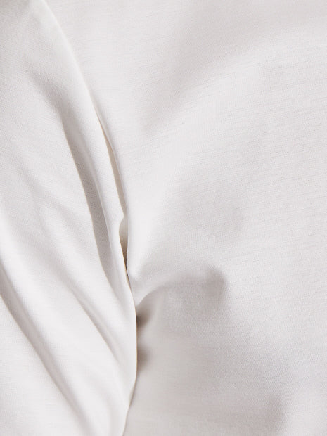 【22S/S Dress T-SHIRT】比翼ヘンリーTシャツ