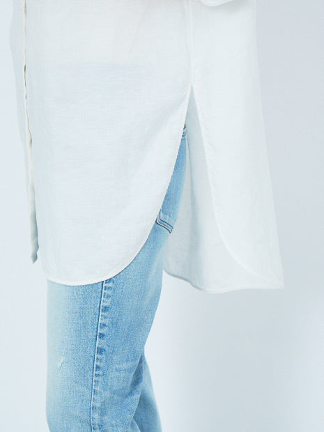 麻製品染シャツ