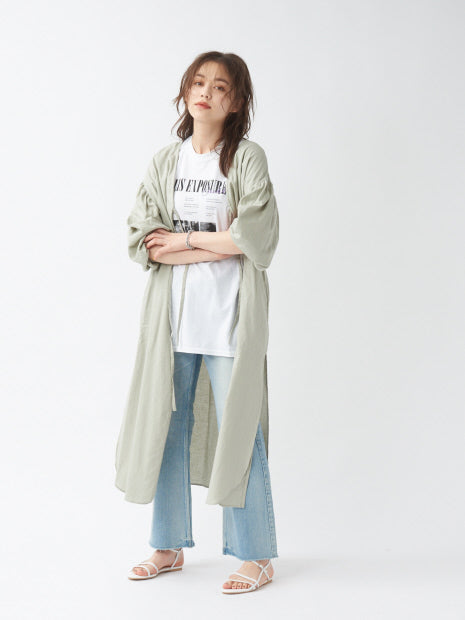 綿麻ビエラワンピース