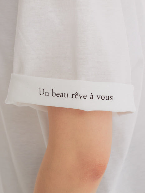 ターンバックロゴTシャツ