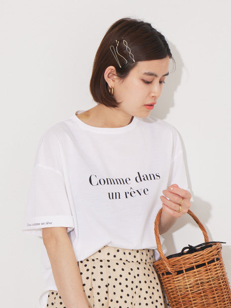 ターンバックロゴTシャツ