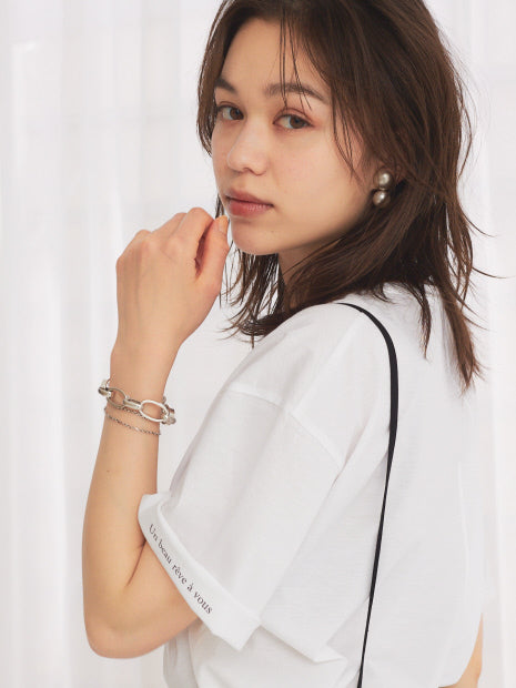 ターンバックロゴTシャツ