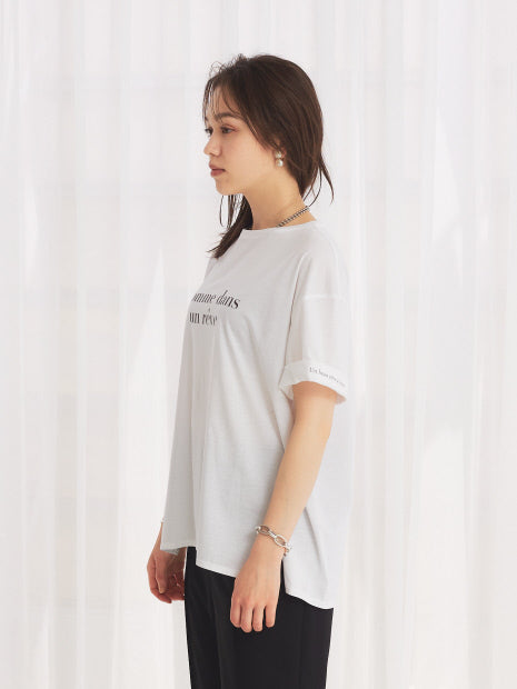 ターンバックロゴTシャツ