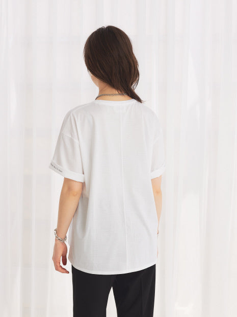 ターンバックロゴTシャツ