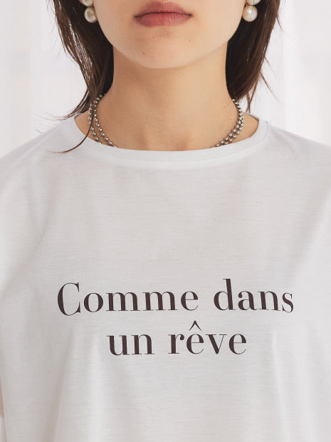 ターンバックロゴTシャツ