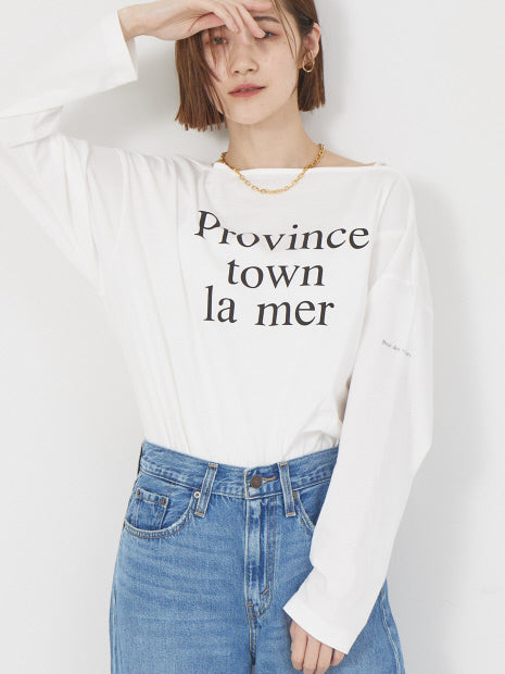 マチ付ボートロゴロンTee