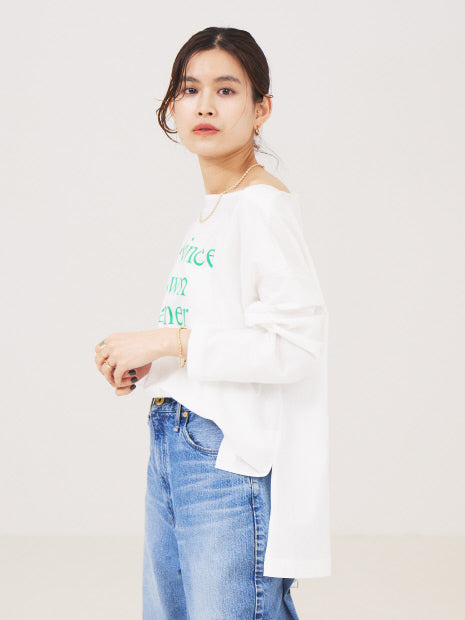 マチ付ボートロゴロンTee