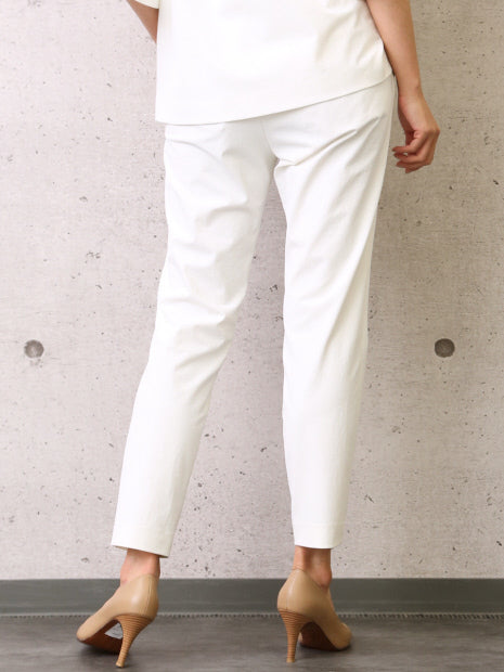 2WAYストレッチタックパンツ【off white/black】【GOOD LUCK PANTS】