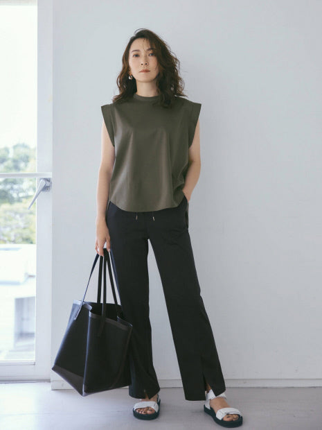 【エディター高橋志津奈 × qualite】 モクロディベンツパンツ【セットアップ対応】