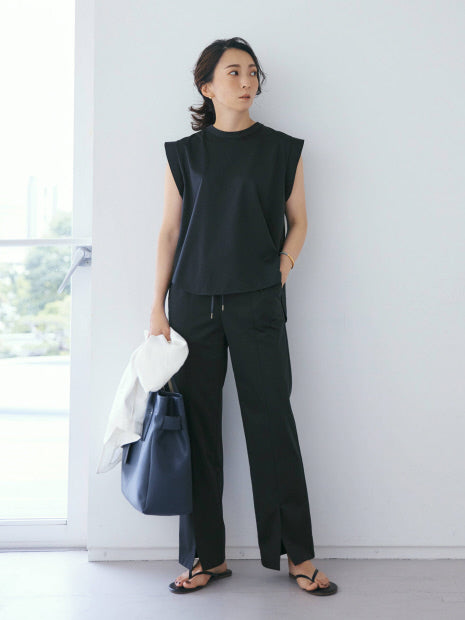【エディター高橋志津奈 × qualite】 モクロディベンツパンツ【セットアップ対応】