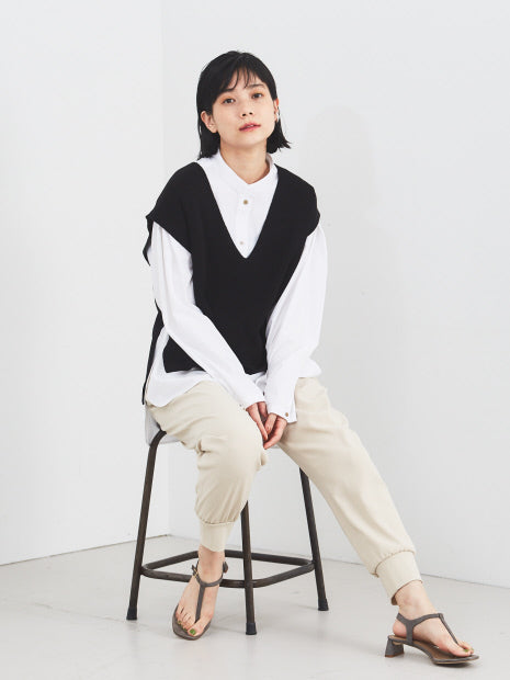 シャツセットニットベスト