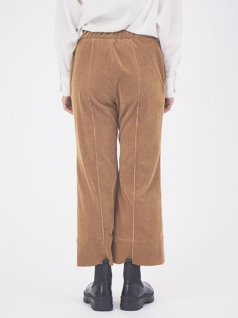 コーデュロイクロップドパンツ