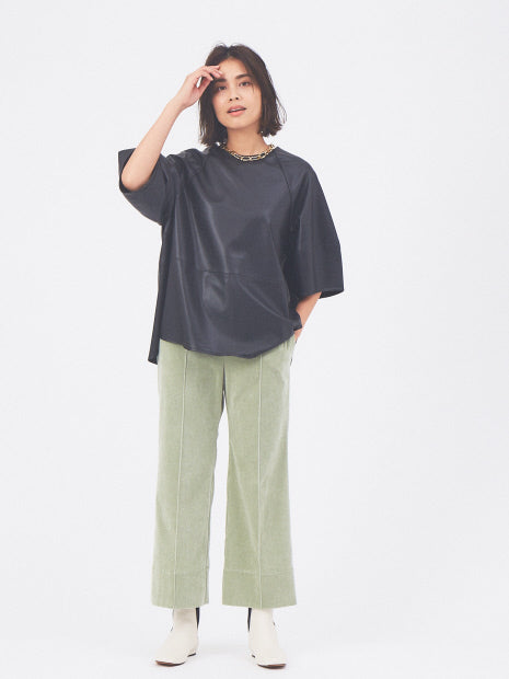 コーデュロイクロップドパンツ