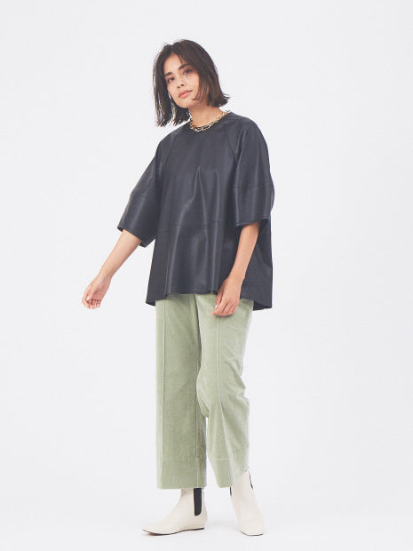 コーデュロイクロップドパンツ