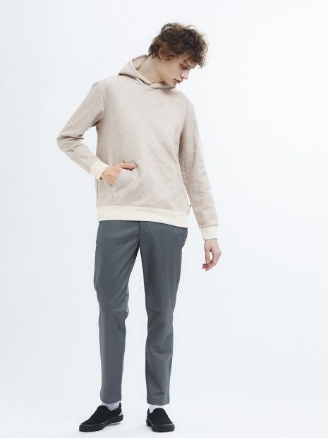 極暖 裏フリース テーパードチノパンツ