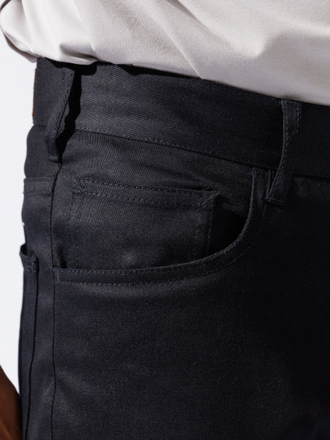 【累計3万本突破】定番 ツイル ストレッチ スリムフィット 5ポケット パンツ