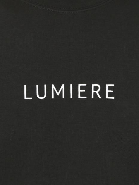 【LUMIERE】シルキー ロゴ プルオーバー