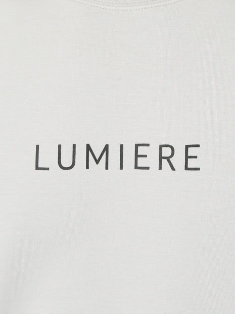 【LUMIERE】シルキー ロゴ プルオーバー