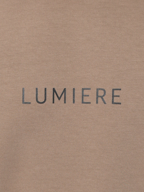 【LUMIERE】シルキー ロゴ プルオーバー