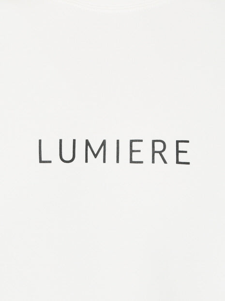 【LUMIERE】シルキー ロゴ プルオーバー