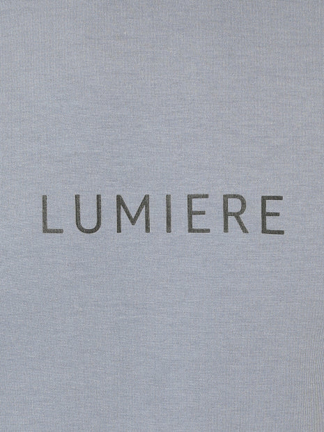 【LUMIERE】シルキー ロゴ プルオーバー