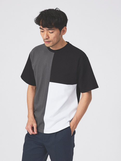 【パネル切替】ポンチ 半袖 Tシャツ