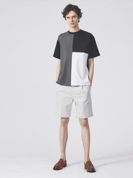 【パネル切替】ポンチ 半袖 Tシャツ