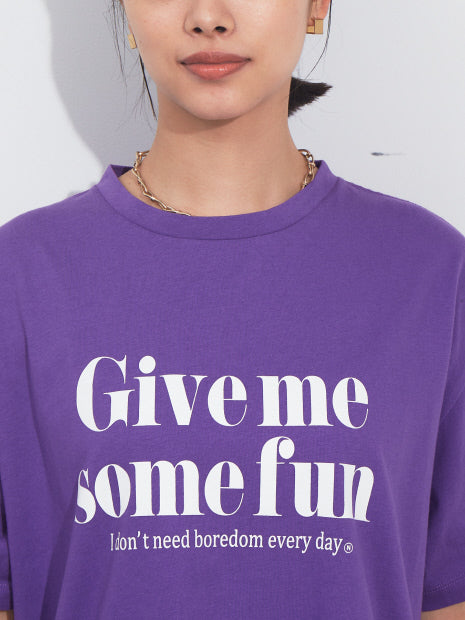 オリジナルロゴプリントTシャツ