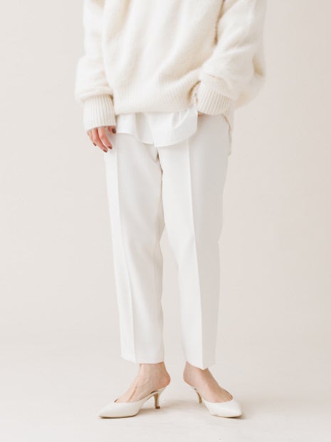 パウダーツイルテーパードパンツ