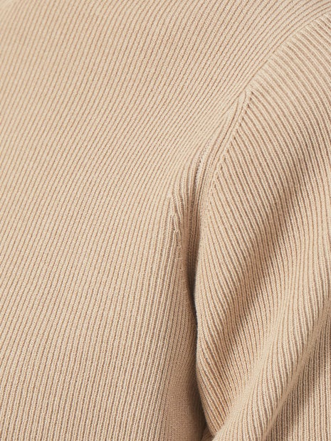 ウォッシャブルクルーネックニットT