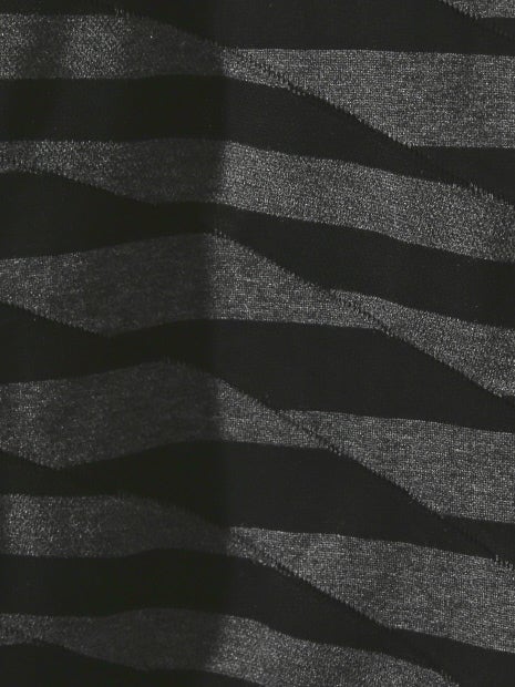 ブロークンボーダー ジャガード オーバーサイズ Tシャツ