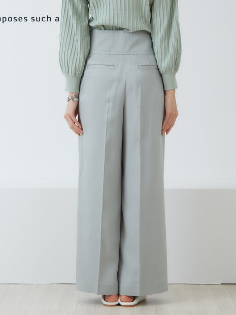 レーヨンハイウエストパンツ