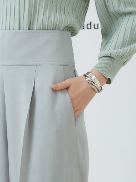 レーヨンハイウエストパンツ