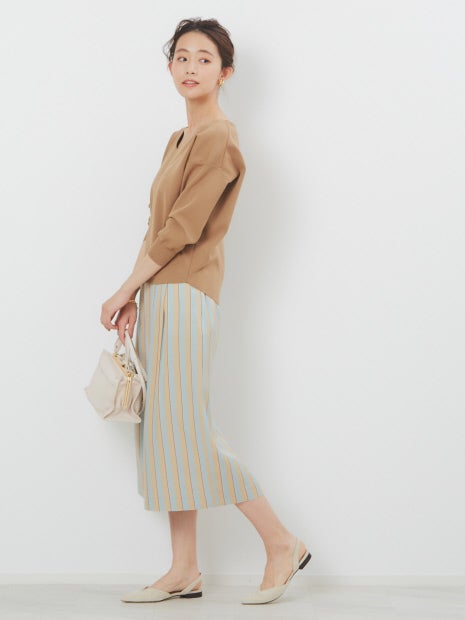 RIOPELEストライプタイトスカート