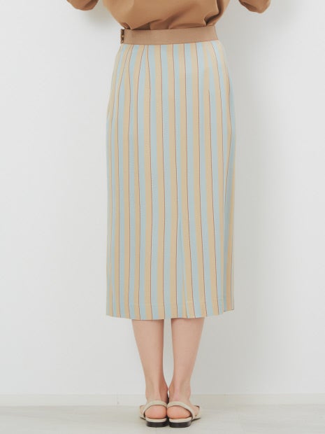 RIOPELEストライプタイトスカート