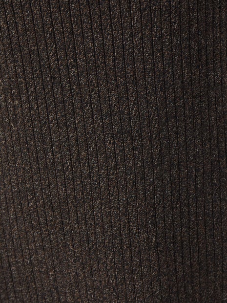 カラーメランジニットワンピース