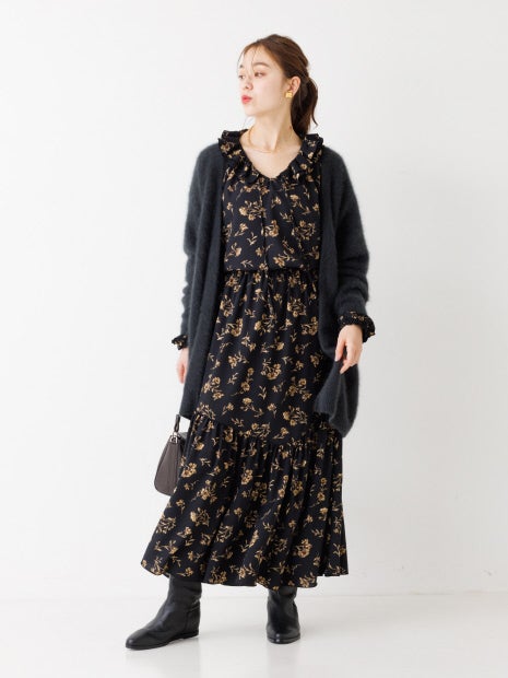 【セットアップ対応】フラワープリントスカート