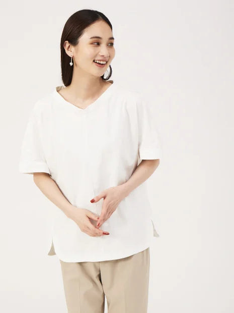 撥水タフタTブラウス