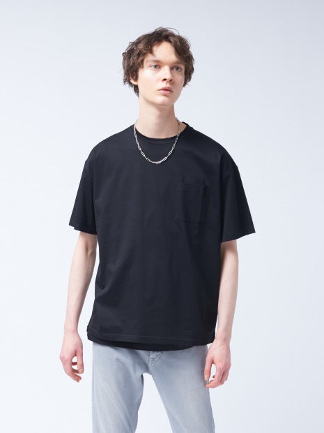 【MYSELF ABAHOUSE】シルケット ルーズ Tシャツ