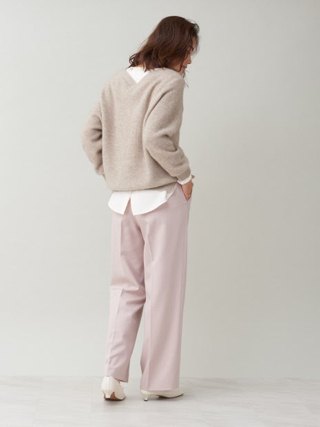 【セットアップ対応】ピーチピケブラウス