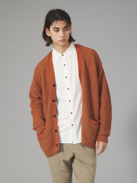 【ツイスティッドニット】オーバーサイズ カーディガン