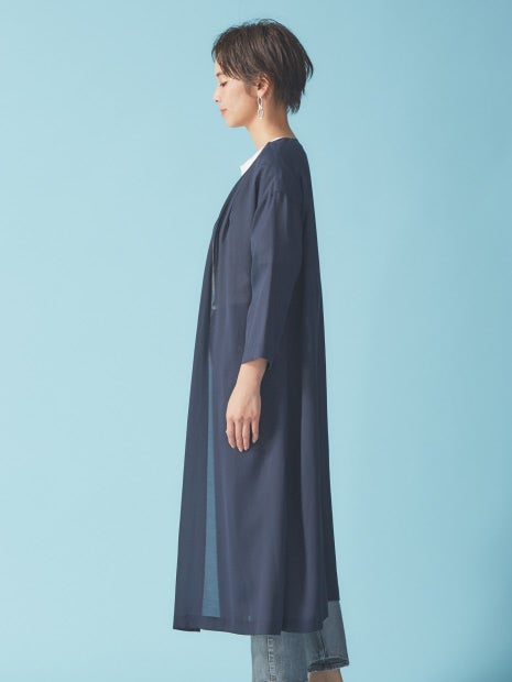 キュプラサテンライトガウン