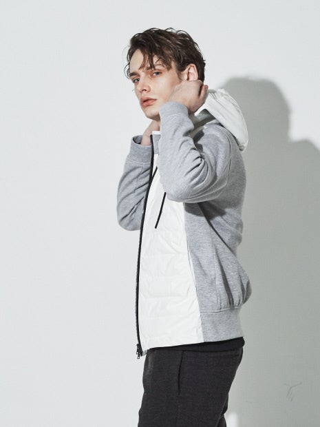 2WAYコンビネーション パーカー