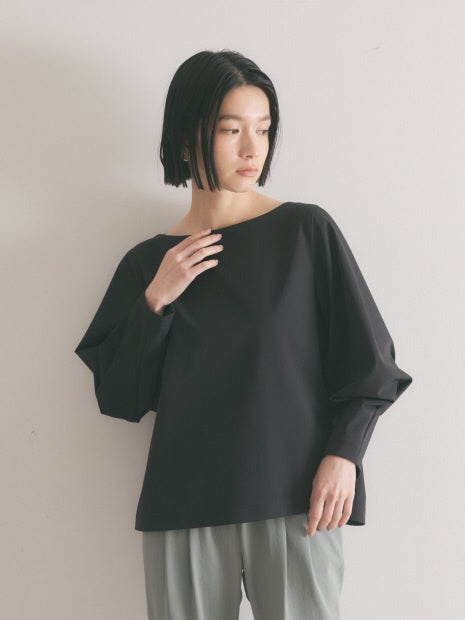 《セットアップ対応》2WAYストレッチパフブラウス