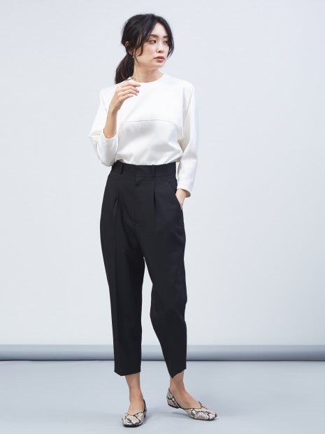 【3WAY】ハーフプリーツパンツ