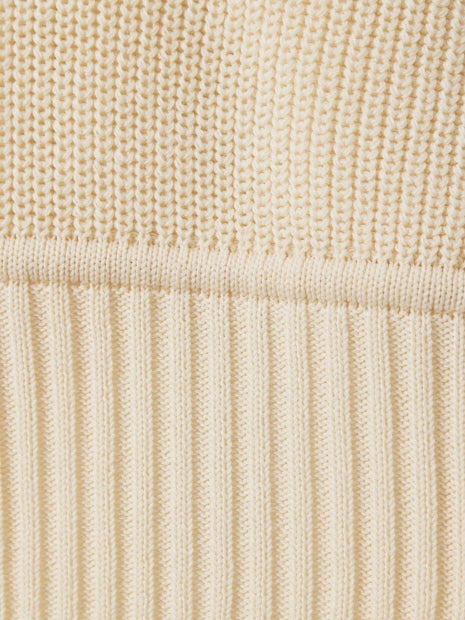 2way片畦ニットベスト