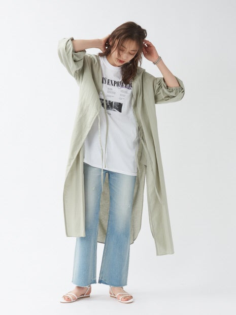 綿麻ビエラワンピース