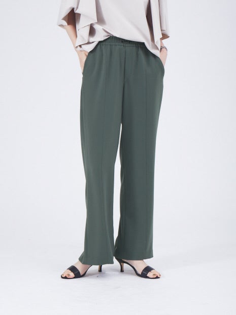 バックスリットドロストパンツ